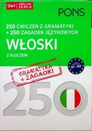 250 ćwiczeń 250 zagadek gramatyka Włoski 2