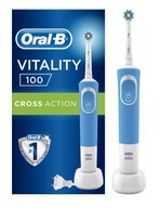 ORAL-B BRAUN Vitality D100 CrossAction Szczoteczka elektryczna niebieska