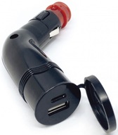 Ładowarka adapter DIN/ USB 2x 3,6A