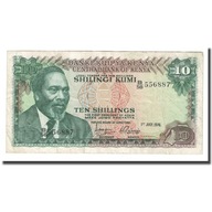 Banknot, Kenia, 10 Shillings, 1976, 1976-07-01, KM