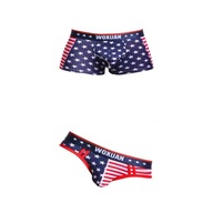 2 Pánske Flag Thong Trunks Shorts Nohavičky