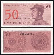 Indonézia 50 SEN P-94 UNC 1964