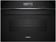 Piekarnik kompaktowy Siemens iQ700 z parowarem CS736G1B1 60 x 45 cm Czarny