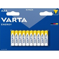 BATERIA ALKALICZNA VARTA ENERGY AAA LR03 R03 10SZT