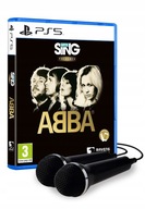 LET'S SING ABBA PL + 2x MIKROFÓNY PLAYSTATION 5 PS5 NEW MULTIGAMES