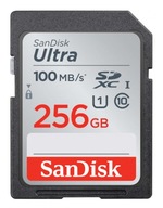 KARTA PAMIĘCI SANDISK ULTRA SDXC 256GB 100MB CL10