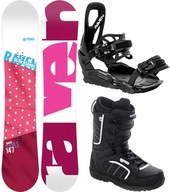 Zestaw Snowboard RAVEN Style Pink 150cm + buty Target + wiązania S230