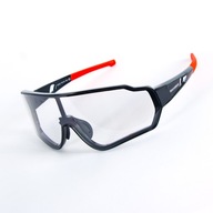 Rockbros športové okuliare s fotochrómom čierna-červená