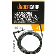 UNDERCARP Leadcore bez rdzenia 45lbs 70cm zielony