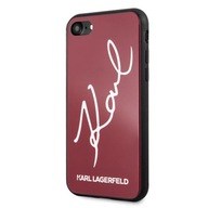 Karl Lagerfeld nakładka do iPhone 7 / 8 KLHCI8DLKSRE czerwone hard case