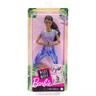 Barbie Bábika Made to Move Modré oblečenie