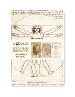 Leonardo da Vinci Set of 3 Mini Notebooks Praca