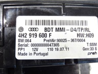 control panel RADIA/MMI AUDI A8 D4 4H2919600F