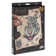 ND40_400062 Drevené puzzle- tiger 130 dielikov