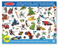 Zestaw Naklejek dla chłopców 500szt Melissa & Doug