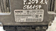 computer control unit of the engine PEUGEOT 207 1.4D 0 281 011 560