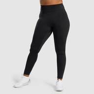 GYMSHARK DAMSKIE CZARNE LEGGINSY GŁADKIE SPORTOWE XS 2A1F6_B*