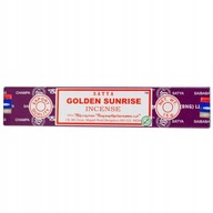 GOLDEN SUNRISE - ZŁOTY WSCHÓD SŁOŃCA naturalne kadzidełka pyłkowe SATYA 15g