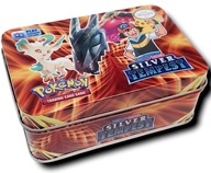 Pokémon karty TEMPEST plechovka s kartami 42 kariet