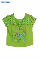 MAYORAL bluzka zielona dla dziecka bawełniana