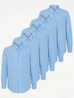 GEORGE koszula 146-152 11-12niebieska długi rękaw