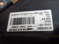 light left REFLEKTOR left PEUGEOT 208 CA 2012-2015
