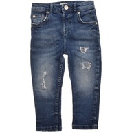 RIVER ISLAND spodnie chłopięce Jeansowe Skinny 92
