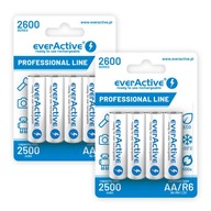 8 x R6/AA everActive 2600 mAh Ni-MH ready to use