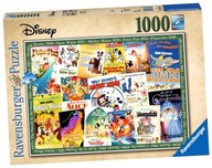 Puzzle Filmové plagáty Disney 1000 dielikov.