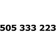505 333 223 T-MOBILE ZŁOTY NUMER TELEFONU STARTER NA KARTĘ SIM NR TMOBILE