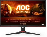 Monitor LED AGON AOC 23,8' VA/1ms/165Hz/FREESYNC