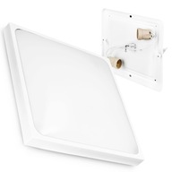 Plafon LED Lampa Sufitowa 2X E27 Oprawa Natynkowa Panel na żarówki Kwadrat