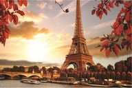 Plakat Wieża Eiffla Paryż Krajobraz Francja 50x40
