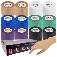 KOHEZÍV KÖTSZER ÖNTAPADÓS RUGALMAS KÖTSZER KÜLÖNBÖZŐ SZÍNEKBEN 12 db