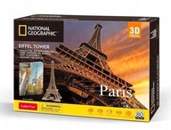 Cubic Fun 3D puzzle National Geographic Paríž Eiffelova veža 80 dielikov