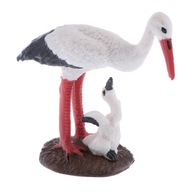 Figúrky White Crane Animals hračka ako darček