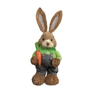 Figurka królika ze słomy Figurka królika marchewko
