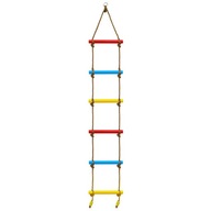 Kempingový lanový rebrík pre deti Závesný rebrík Lezecký rebrík pre hojdačku Bunt