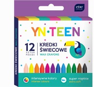 Voskové pastelky sviečkové YT TEEN INTERTLAČ 12 kolo