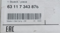 BMW 5 F10 F11 lift module control unit LED 7343876