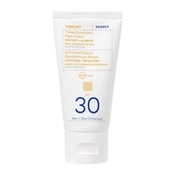 Korres Yoghurt Tinted Sunscreen Face Cream farbiaci ochranný krém na