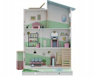 Drevený domček pre bábiky XXL Playtive s nábytkom 130 cm