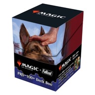 Pudełko na talię Commander karty MtG gra Magic Gathering Fallout Dogmeat