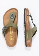 BIRKENSTOCK GIZEH klapki dziecięce oliwkowe japonki r. 32