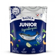 Baltica Junior łosoś dla psów 1 kg roz. M + 2 saszetki karmy gratis