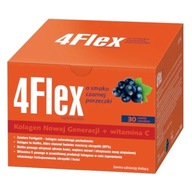 4 Flex čierne ríbezle, kolagénový prášok, 30 sáčkov