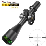 Luneta celownicza WestHunter HD GEN2 6-24x50 FFP MRAD Reticle|Zero Stop