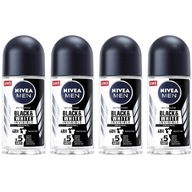 NIVEA Antiperspirant MEN Black&amp;White 4x50ML