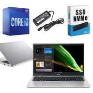 Notebook Acer Aspire A315-58 15,6 " Intel Core i3 12 GB / 256 GB strieborný