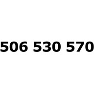 506 530 570 T-MOBILE ZŁOTY NUMER TELEFONU STARTER NA KARTĘ SIM NR TMOBILE